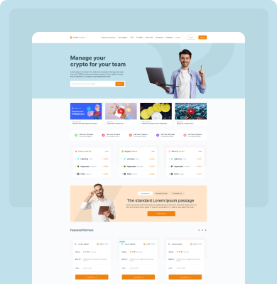 Crypto Platform UI/UX Design
